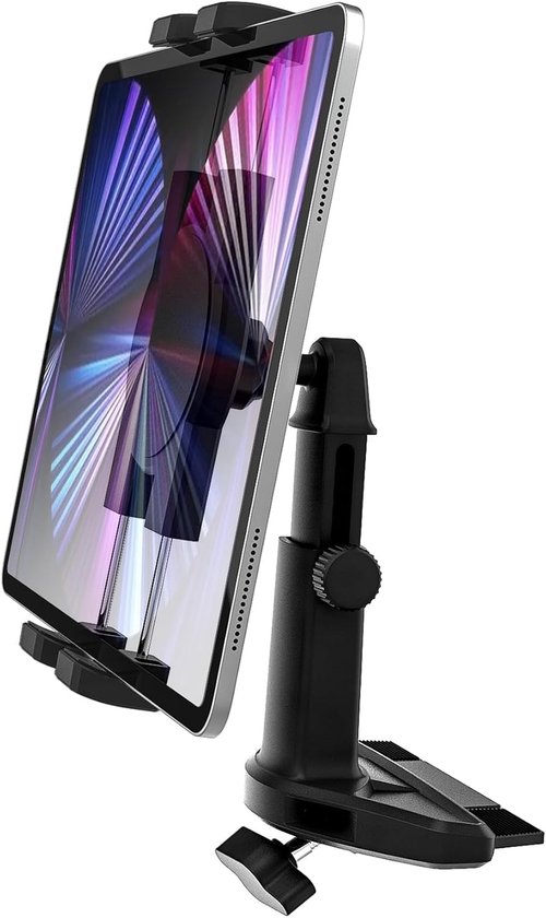Auto CD Slot Tablet Houder, CD Sleuf Auto Tablet Mount | Upgrade Telescopische Arm, CD Speler Tablethouder voor iPad Pro Air Mini, Galaxy Tab, iPhone, 4-12.9" Telefoons & Tablets