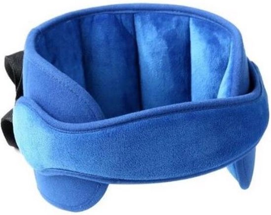 Auto Hoofd Steun voor Kinderen - Nek Support - Hoofd Support - Hoofd Gordel - Blauw - Hoofdsteun voor Veiligheid van Dooky