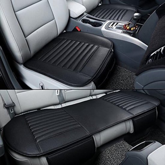 Auto Stoel Kussen - set van 3 - Zwart van Luuma Comfort