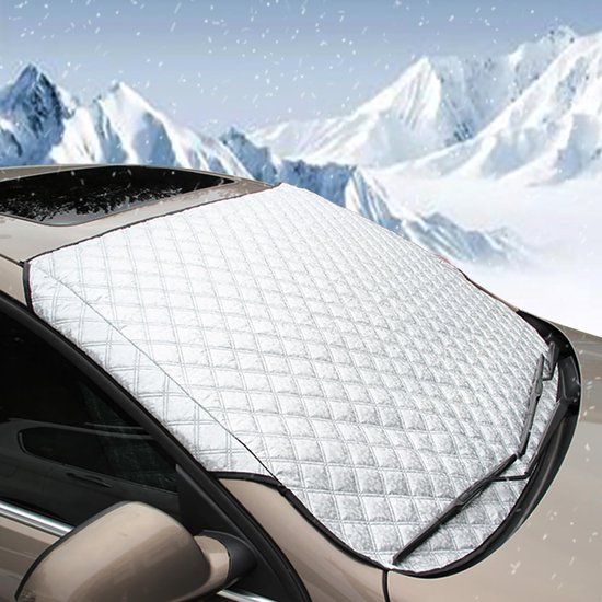 Auto voorruit, zware duty ultra sterke beschermhoes tegen sneeuw, ijs, vorst, zon, UV-straling, stof en waterbestendig, ook geschikt voor SUV's. van FrostGuard