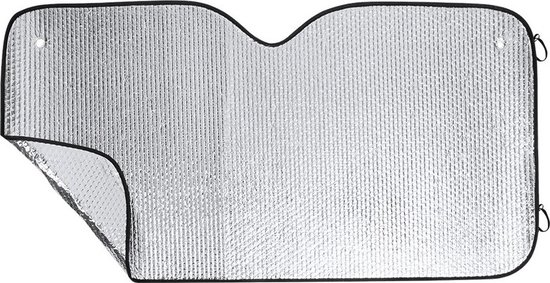 Auto zonnescherm/anti vorst deken tweezijdig 60 x 130 cm - Zonneschermen anti vriesscherm raamdeken van Primaflor.