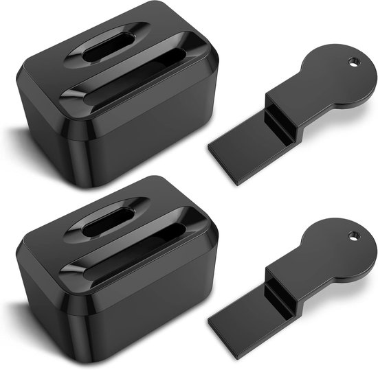 Autogordel slot - 2 stuks - Om het veiligheidsgordelslot af te sluiten - Autogordel beschermer kind - Universeel - Gordelhoes kind - Zwart van VEANIC