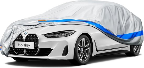 Autohoes, waterdicht, ademend, autodekzeil voor volledige garage, regen, zon, stof en UV-bescherming. Autopzeil geschikt voor BMW 4/5 Series, Ford Fusion/Mustang, enz. 3XL-0 van Sailnovo