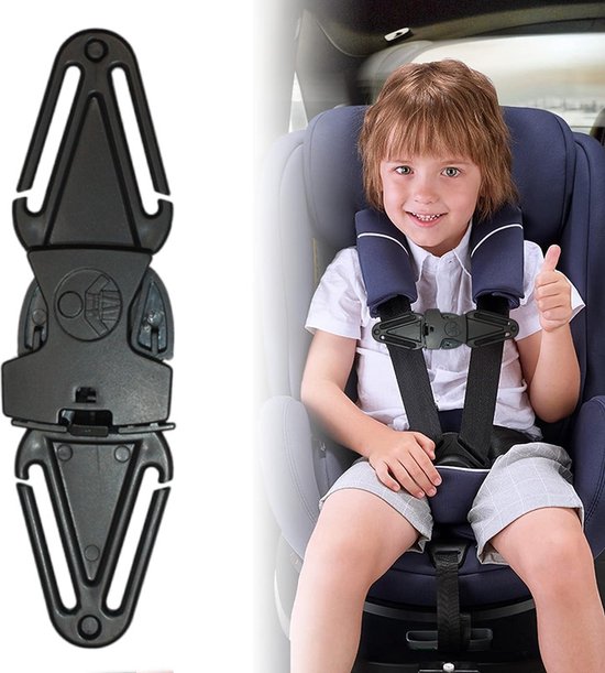 Autostoel Gordelclip I Gordelversmaller I Gordelbeschemer I Gordelverlenger I Veiligheidsgordelclip Babystoel I Autogordel Clip I Geschikt voor Maxi Cosi I Extra Sterk I Zwart van CARKIDS.
