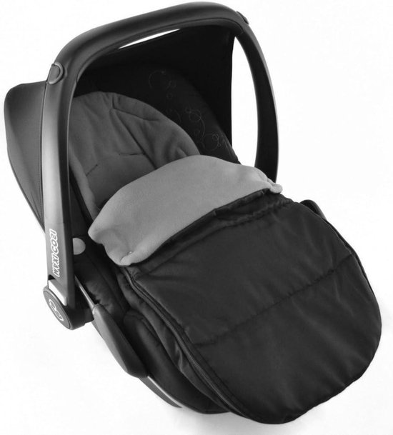 Autostoel Voetenzak - Baby Cosy - Comfortabel Reizen - Wind- Waterafstotend - 43 x 34 x 9 cm - Grijs