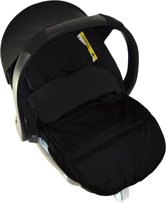 Autostoel voetenzak - Baby deken Kinderwagen zak - Baby warm houden - Wind en waterafstotend - Universeel - Black Jack