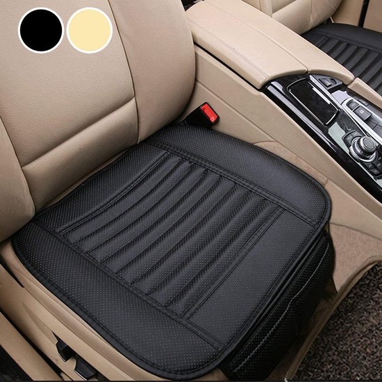 Autostoelhoes met bamboe houtskool voor 1 x autostoel voorin, zwart van Walser