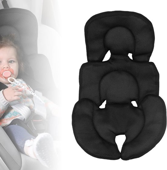 Autostoelkussen voor baby's, Comfortabele verkleiner, Comfortabele en ademende verkleiner voor kinderstoel, Verkleiner voor kinderwagen, autostoel, kinderstoel, wieg