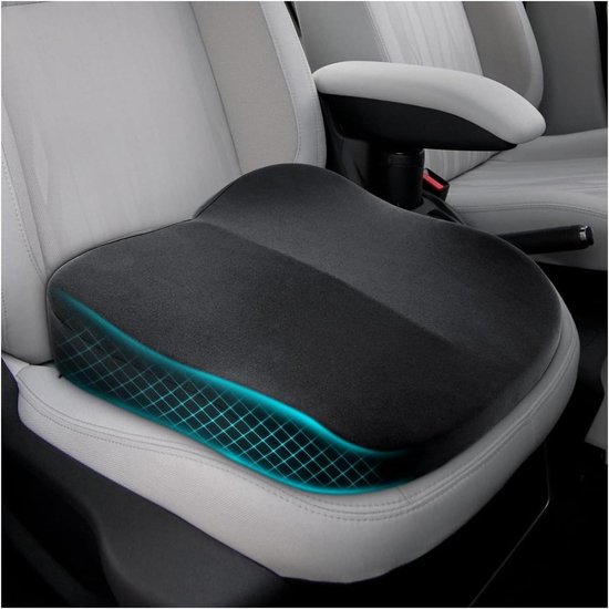 Autostoelverhoger Volwassenen - Rijstoelkussen - Verbeterd Rijzicht - Ergonomische Houdingsondersteuning - Voor Specifieke Modellen - Normaal