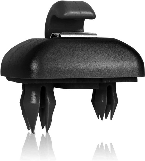 Autozonneklep - Cliphaak - Zonneklep Hhaken voor de Auto - Binnenhaken voor Zonnekleppen - Autohouder voor Zonneklep - compatibel met Audi A3A4LA5A6LQ5Q3 - Zwart van Eaowpay