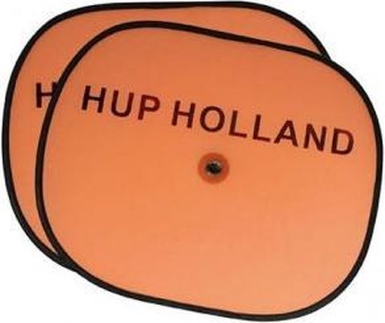 Autozonnescherm - Zonnescherm - 2x - Hup Holland - Oranje van Holland Oranje