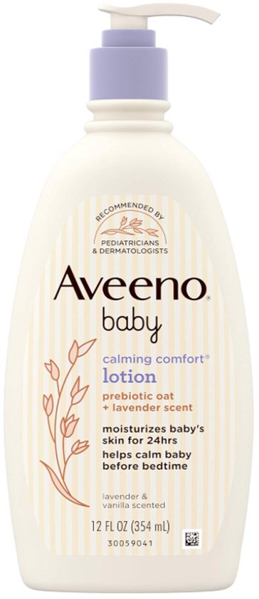 Aveeno Baby Calming Comfort Body Lotion – Hydraterende Babylotion met Lavendel & Vanille – Met Prebiotische Havermout – 354ML van Merkloos