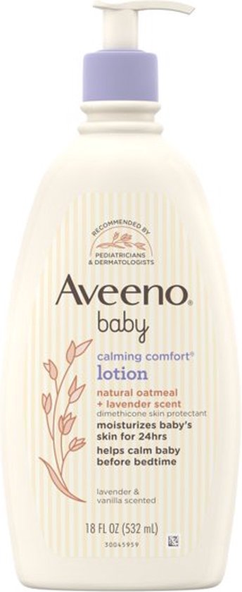 Aveeno Baby Calming Comfort Lotion – Lavender & Vanilla – 532 ml van Merkloos