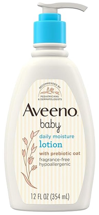 Aveeno Baby Daily Moisture Lotion Parfumvrij – Baby Lotion – 354 ml van Merkloos