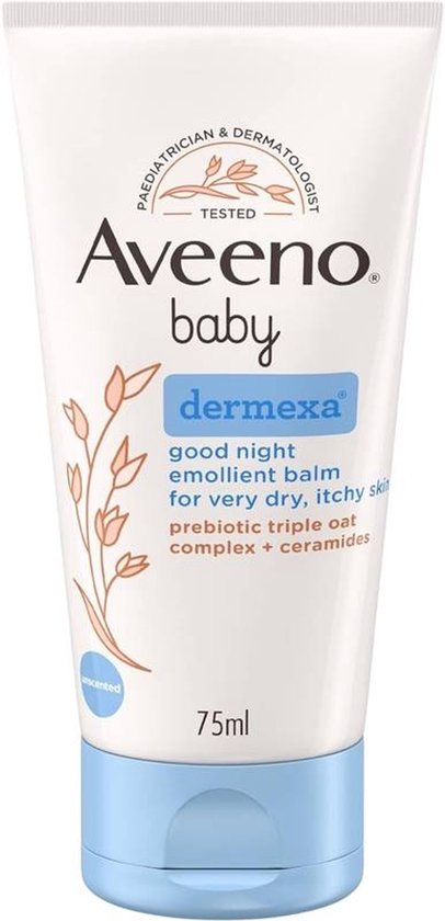 Aveeno Baby Dermexa Welterusten Emollient Balm (75ml) van Aveeno