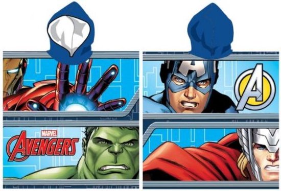 Avengers poncho - badponcho 55 x 110 cm van Marvel