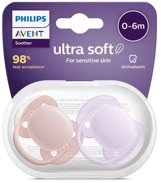 Avent Fopspeen 0-6M Ultra Soft Mix (2 stuks)