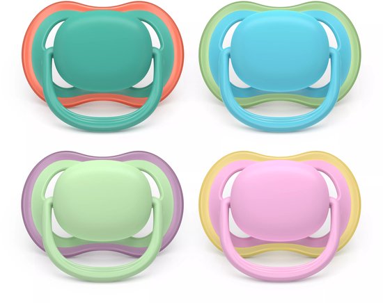 Avent Ultra Air 2 Orthodontische Effen Fopspenen 6-18 Maanden