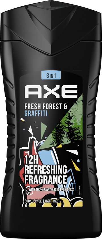 Axe Fresh Forest & Graffiti 3-in-1 Douchegel - 250 ml van Axe