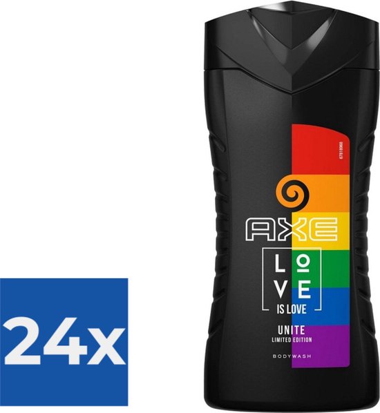 Axe Unite Love is Love Bodywash 250ML - Voordeelverpakking 24 stuks van Merkloos