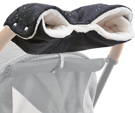 Azomor® Warme en waterdichte handmoffen voor kinderwagens met fleecevoering
