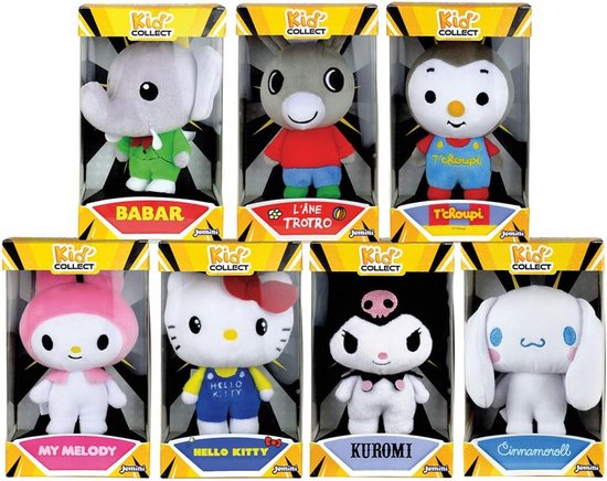 Babar Pluche Dier 13 cm – Zachte & Verzamelbare Knuffel Olifant voor Kinderen van Merkloos