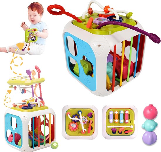 babies toys Babyspeelgoed, sensorisch speelgoed 6-12 maanden, Montessori-speelgoed voor 1 jaar oud, peuter vorm sorteerder speelgoed, leren educatief vroege ontwikkeling en activiteit speelgoed voor van LeapFrog