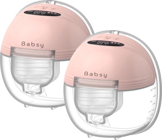 Babsy Elevate | Elektrische draadloze dubbele borstkolf | BPA-vrij van Merkloos
