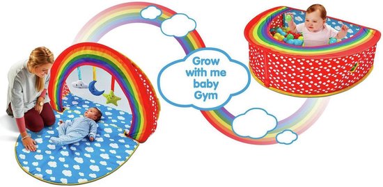 Baby 2 in 1 speelgym en ballenbak Chad Valley babygym of speelkleed van Chad Valley