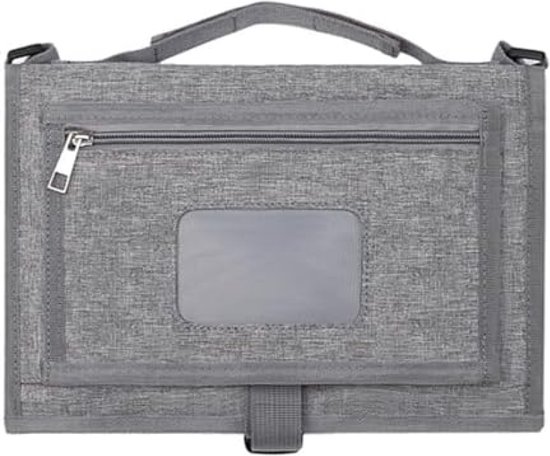 Baby aankleedkussen, draagbare luier aankleedkussen afneembare waterdichte opvouwbare reiskleedmat met opbergzakken, douchegeschenken (maat: 55 x 78 cm) van LIONELO