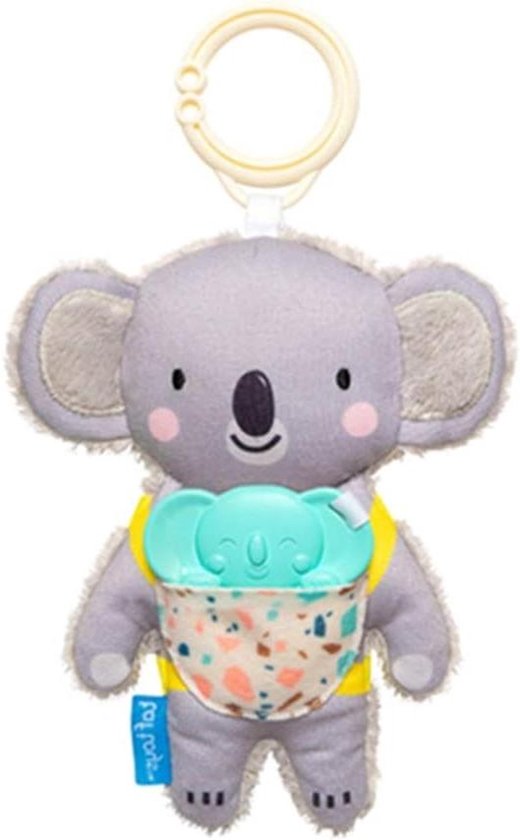 Baby Activiteitsspeelgoed - Knuffel Koala - Baby Ontspanning - Inclusief Bijtring - Vanaf Geboorte - Grijs