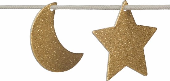 Baby Art Guirlande met afdruk - Glitter goud van Baby Art