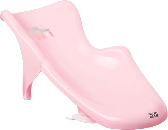 Baby Bad Inzet - Baby Zitje Bad - Veilig Baden - Antislip Zuignappen - 48x24x19.5cm - Roze