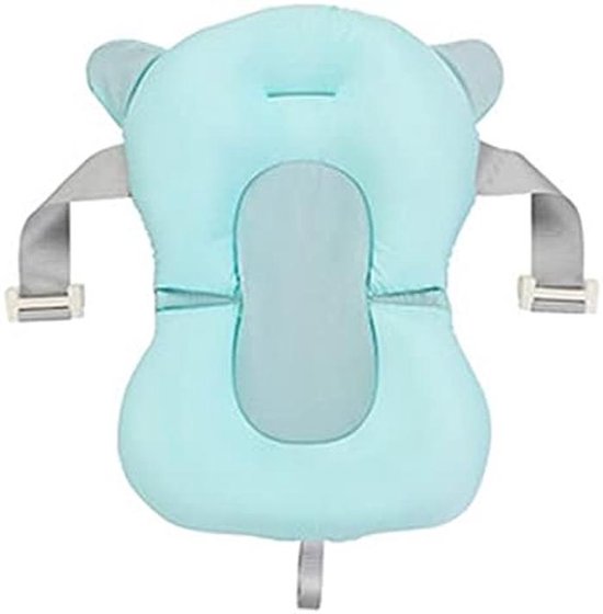 Baby Bad Kussen - Baby Douche Net - Veilig Baden - Sterk Drijfvermogen - 48x30cm - Blauw
