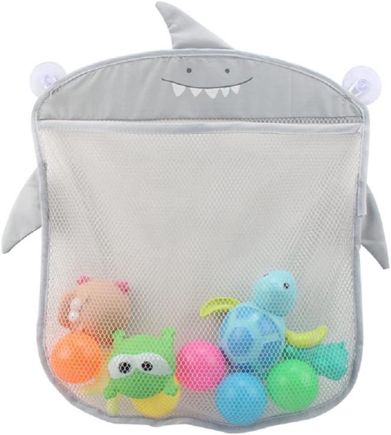 Baby Bad Speelgoed Organizer - Opbergnet Douche - Badkamer Opruimen - Lichtgewicht Materiaal - Groot Formaat - Wit