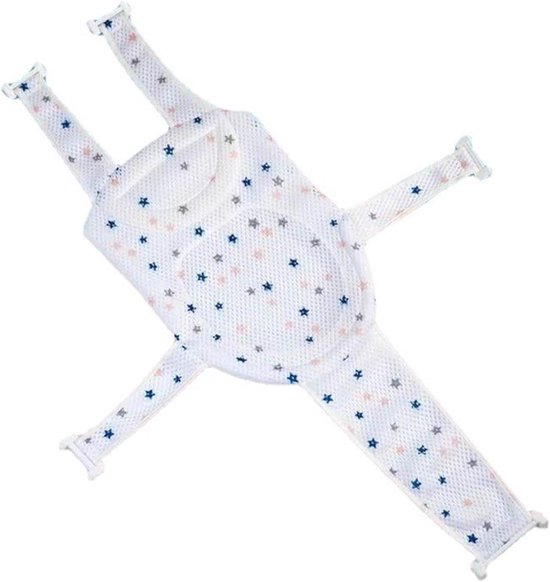Baby Bad Zitje - Bad Net - Veilig Baden - Antislip Ontwerp - 0-18 Maanden - Kleurrijk