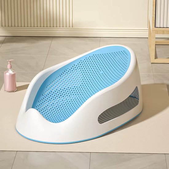 Baby Bad Zitje - Stoel - Baby - Bad - Ondersteuning - Zitje - Douche - Blauw - Anti Slip