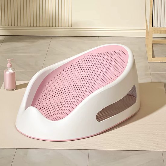 Baby Bad Zitje - Stoel - Baby - Bad - Ondersteuning - Zitje - Douche - Roze - Anti Slip