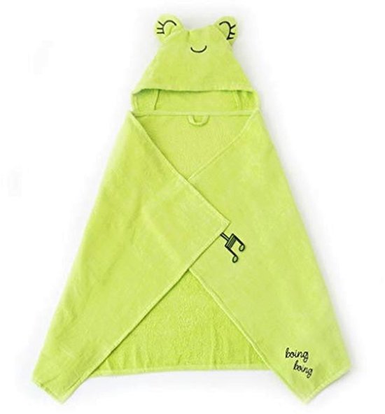 Baby Badcape met Capuchon - Badhanddoek voor Baby's 0-2 Jaar - Groen