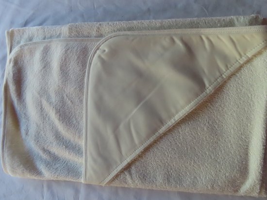 Baby Badcape - Omslagdoek - ecru - 75x75 van Jollein