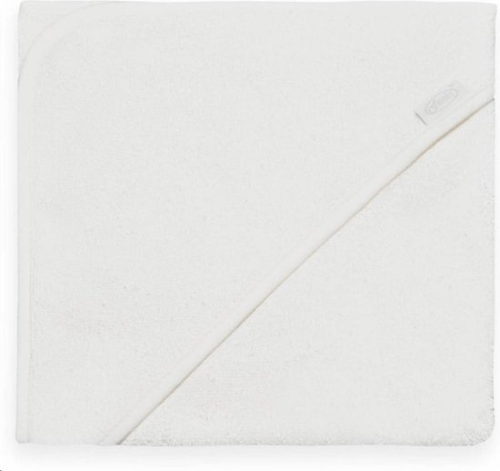 Baby badcape / omslagdoek gebroken wit - ecru  - 100% katoen - Funnies van Funnies.