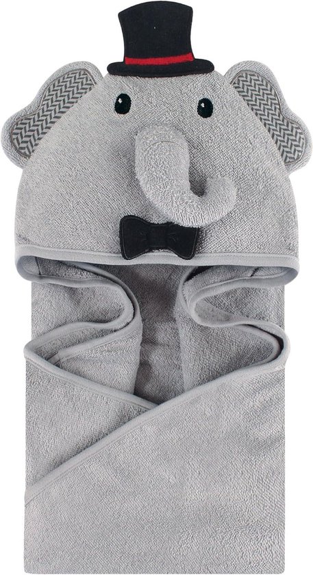 Baby Badhanddoek - Kinderbadjas Capuchon - Baby Afdrogen - Zacht Absorberend Katoen - 33x33 Inch - Olifant