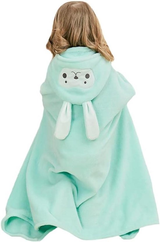 Baby Badjas met Capuchon - Kinder Poncho Handdoek - Na het Baden - Super Zacht Absorberend