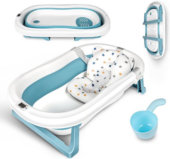 Baby badje met Standaard - Babybad Set Compleet - Voor Jongens en Meisjes - Babybadcomfort