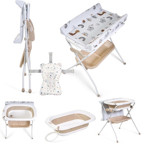 Baby badje met Standaard - Babybad Set Compleet - Voor Jongens en Meisjes - Badplezier