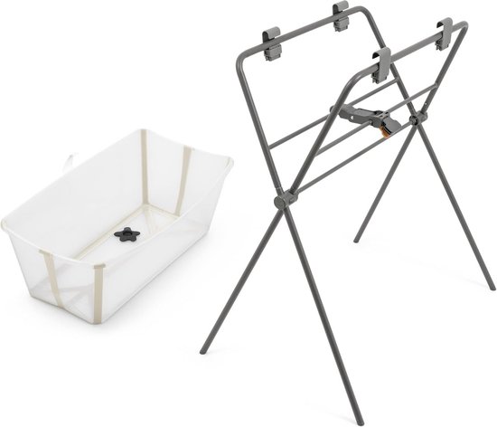 Baby badje met Standaard - Babybad Set Compleet - Voor Jongens en Meisjes - Badzone van Merkloos