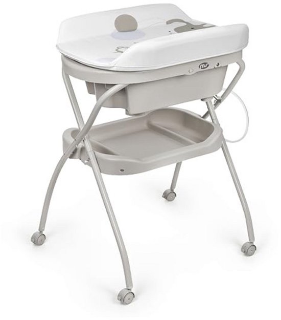 Baby Badje met Standaard - Inklapbaar Bad - Zitbad - Bath Bucket van Merkloos