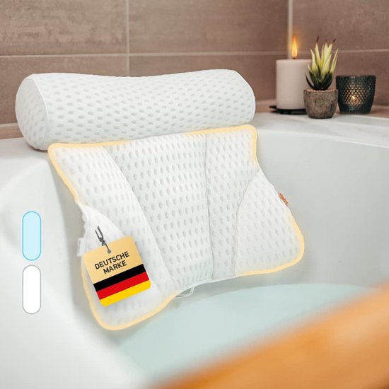 Baby Badkussen - Baby Badmatras - Veiligheid baby kussen voor bad - vriligheidskussen voor in bad - Zachte babykussen van Merkloos