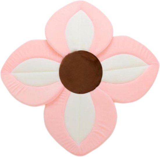 Baby Badmat - Bloem Badmat - Veilig Baden - Antislip Ontwerp - 30 x 30 cm - Roze