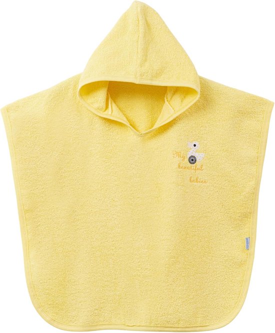 Baby Badponcho met Sterren - Zachte Katoenen Capuchonhanddoek voor Pasgeboren & Peuter
